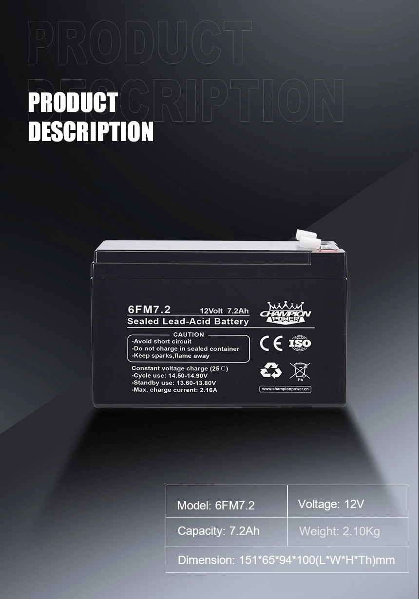 12v7.2ah battery Batería de 12V7.2AH