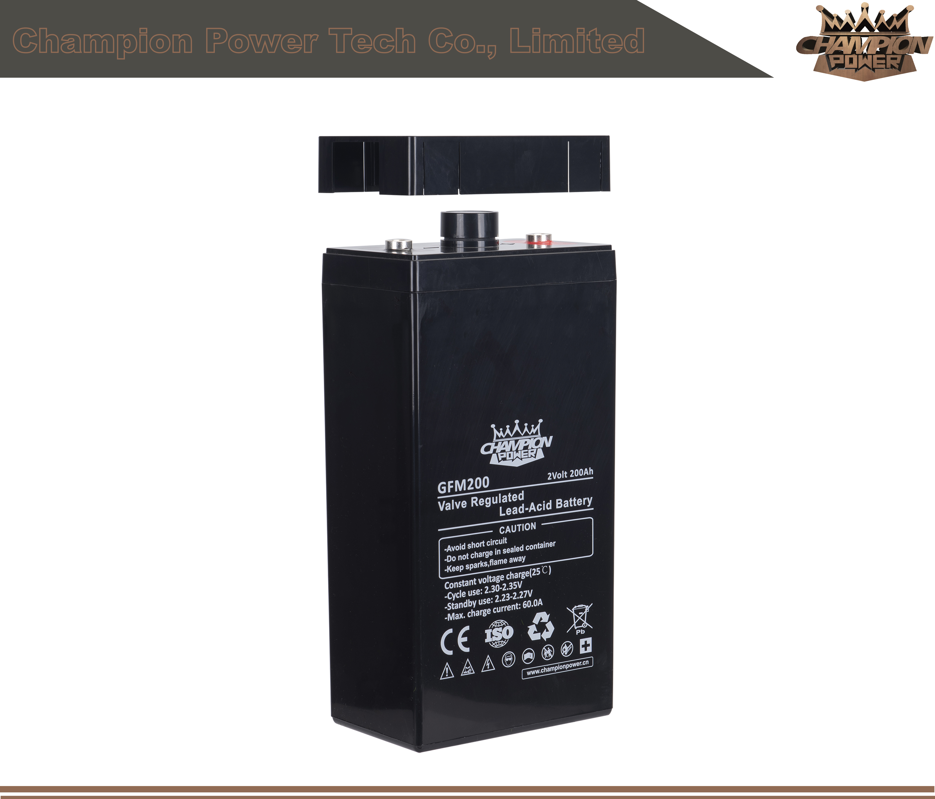 GFM200 2V200Ah Batería de ácido de plomo
