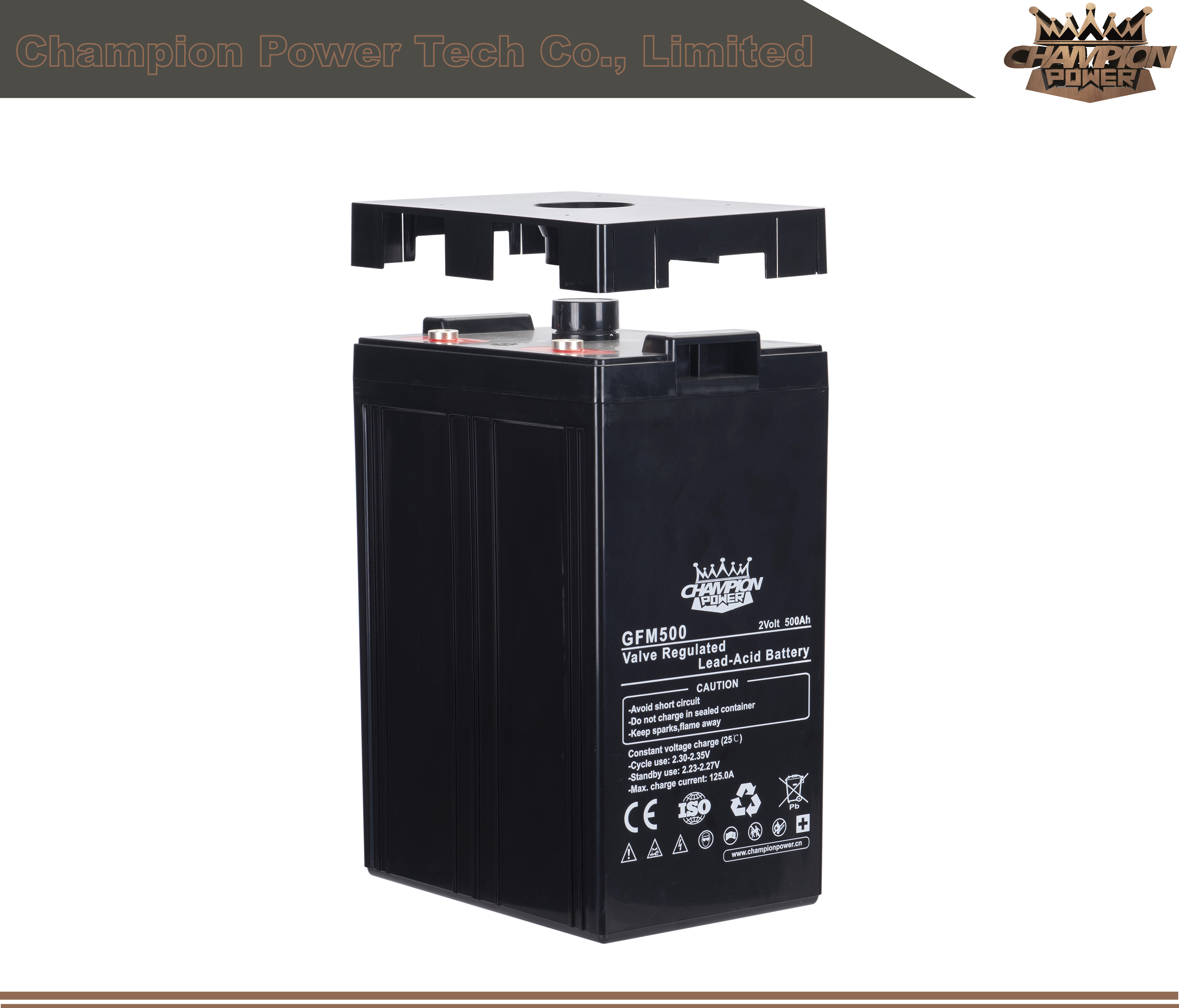 GFM500 2V500AH Batería ácida de plomo