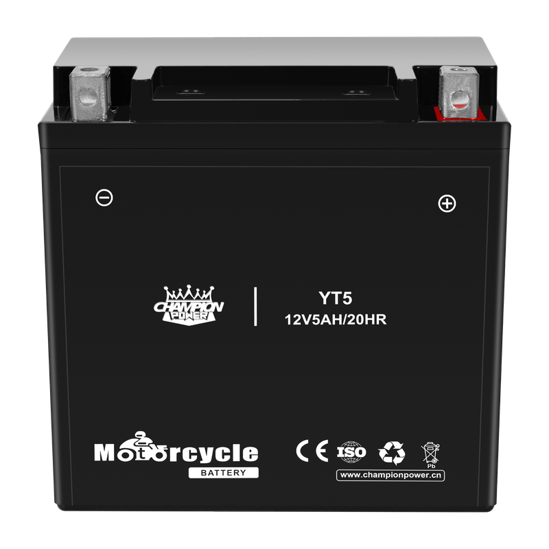 YT5 12V5AH Batería de motocicleta