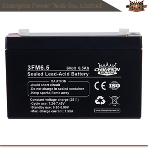 3fm6.5 6V6.5AH AGM Batería