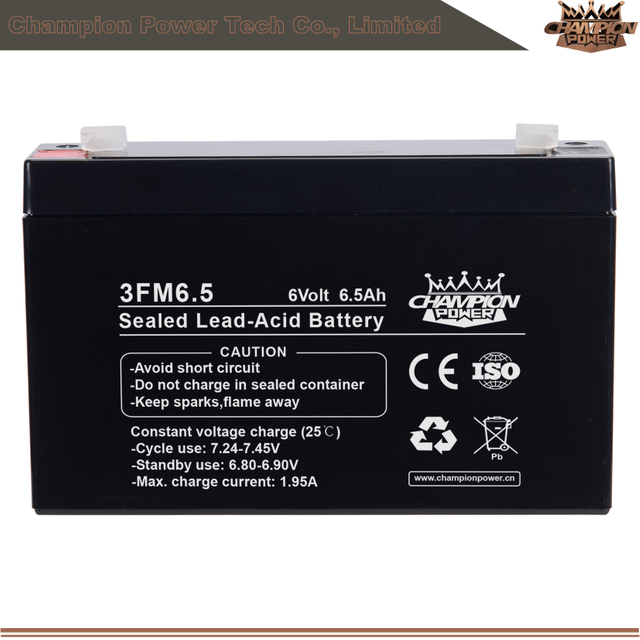 3fm6.5 6V6.5AH AGM Batería
