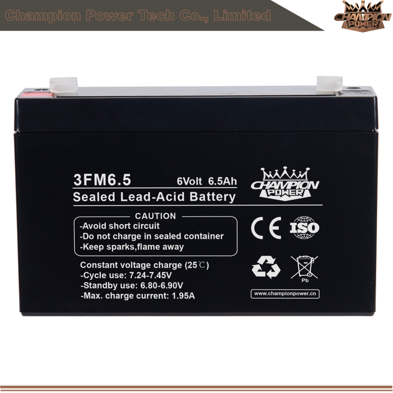 3fm6.5 6V6.5AH AGM Batería