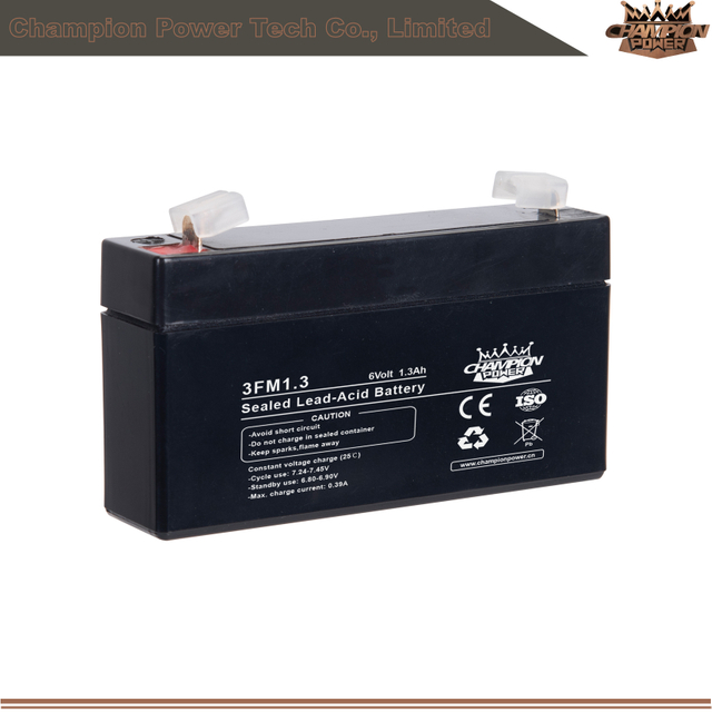 3FM1.3 6V1.3AH Batería AGM