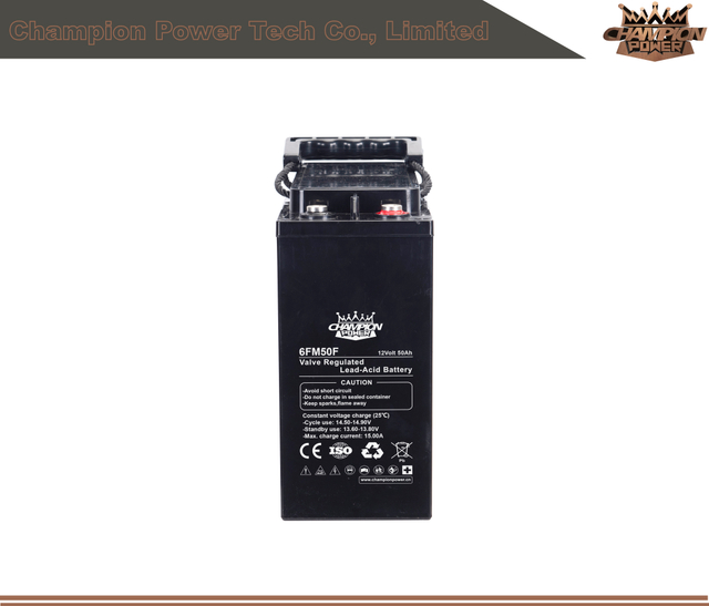 6fm50f 12v50Ah Batería del terminal delantero