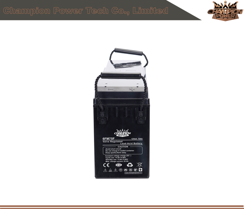 6FM75F 12V75AH Batería del terminal delantero