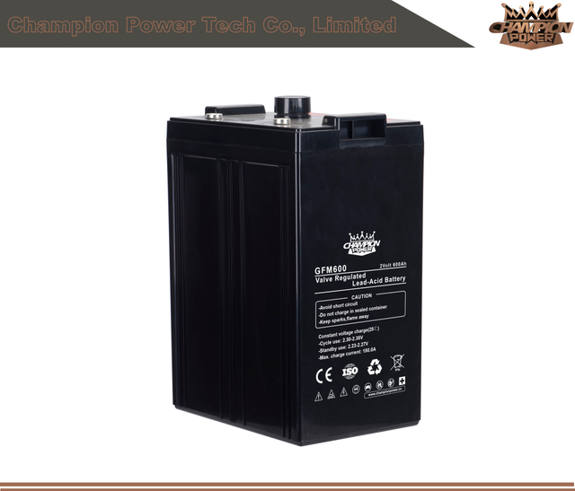 GFM600 2V600AH Batería de ácido de plomo