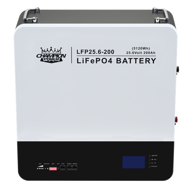 LFP25.6-200 25.6V200AH batería montada en la pared