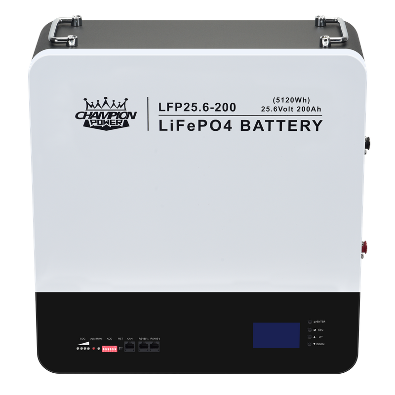 LFP25.6-200 25.6V200AH batería montada en la pared