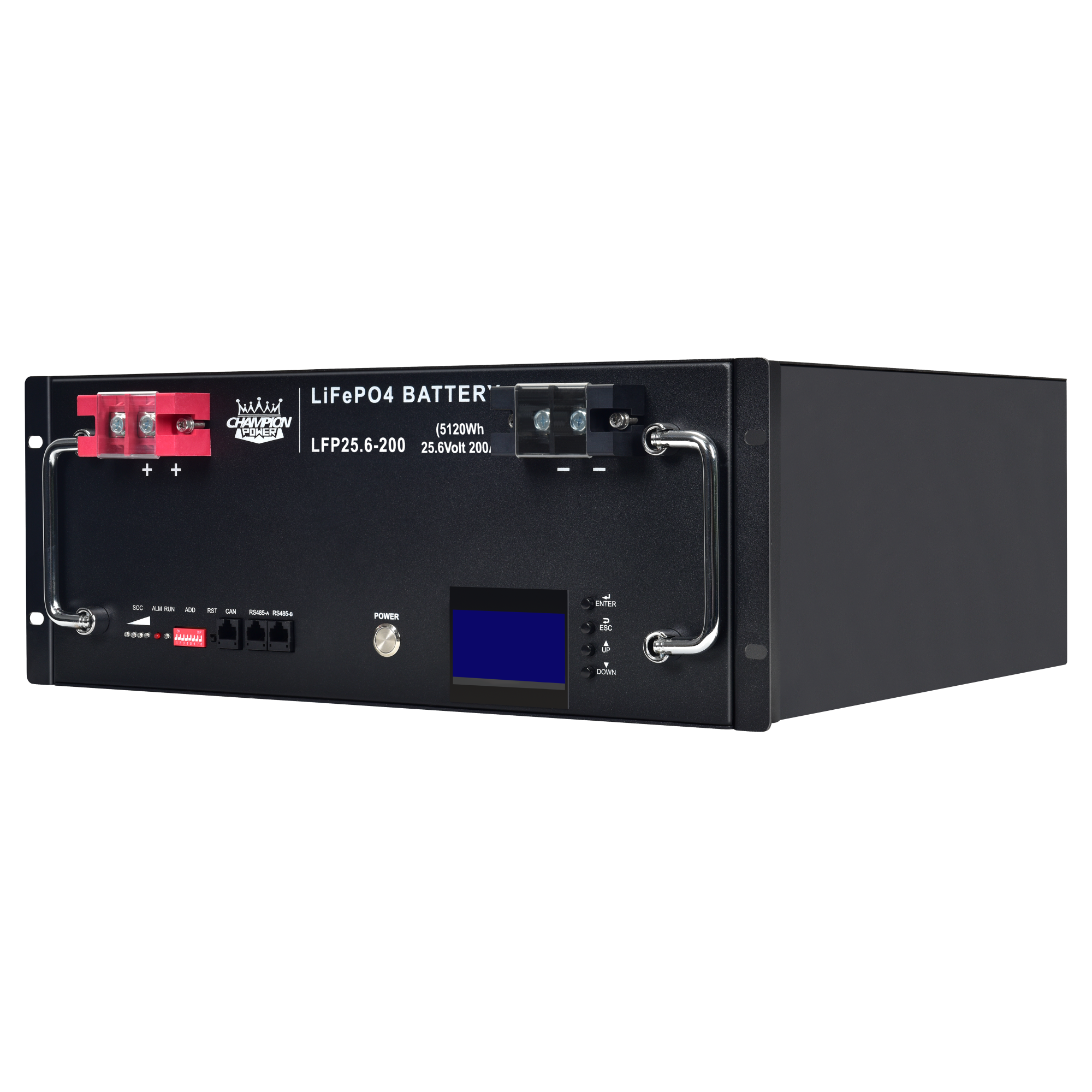 LFP25.6-200 25.6V200AH Batería montada en rejilla