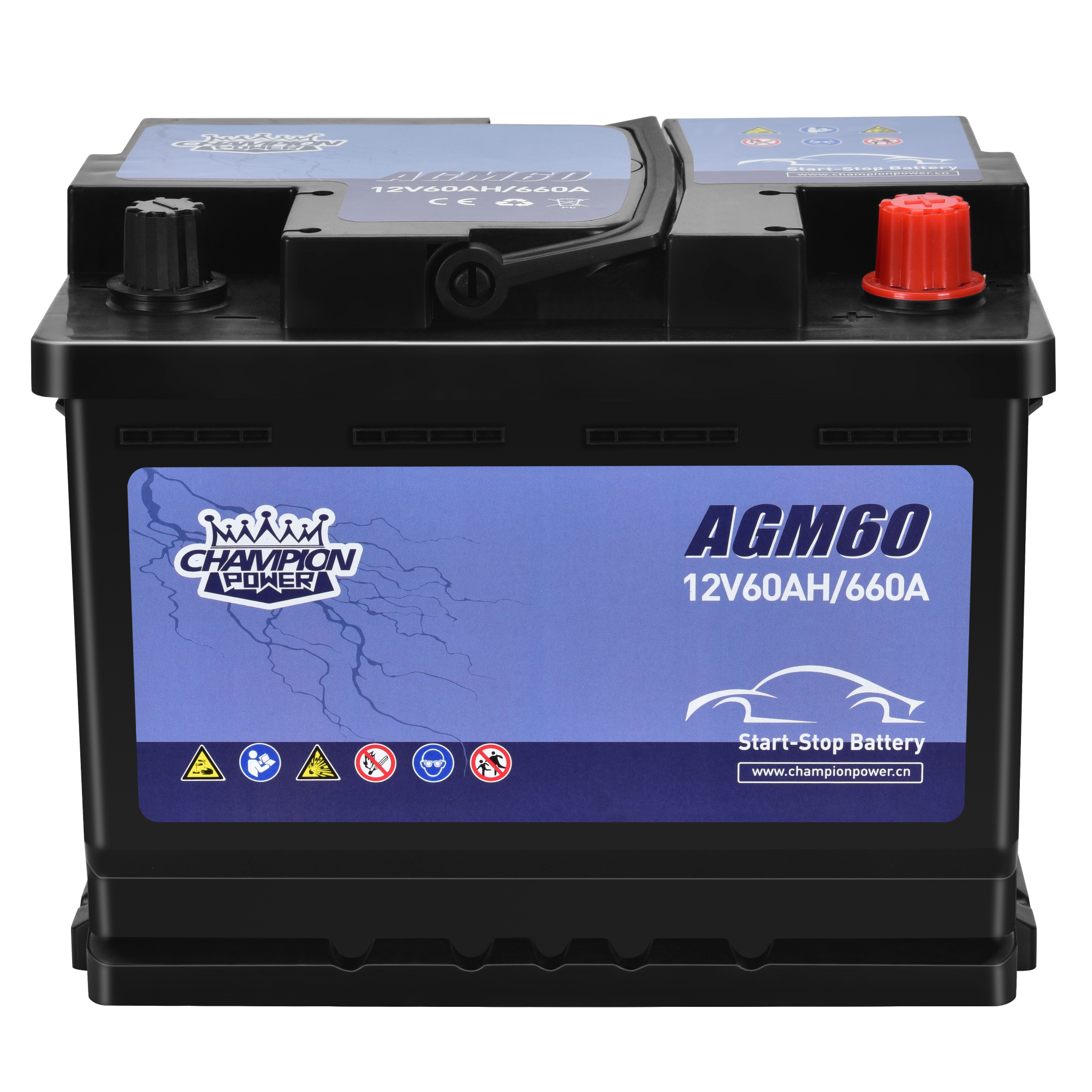 AGM60 12V60AH Batería de arranque