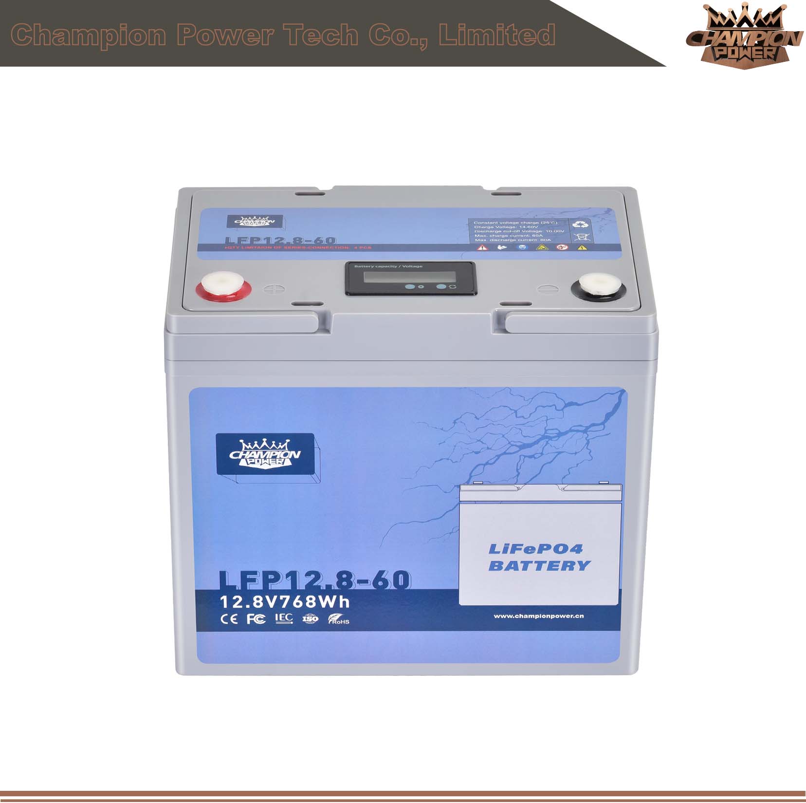 LFP12.8-60 12V60AH LIFEPO4 BATERÍA