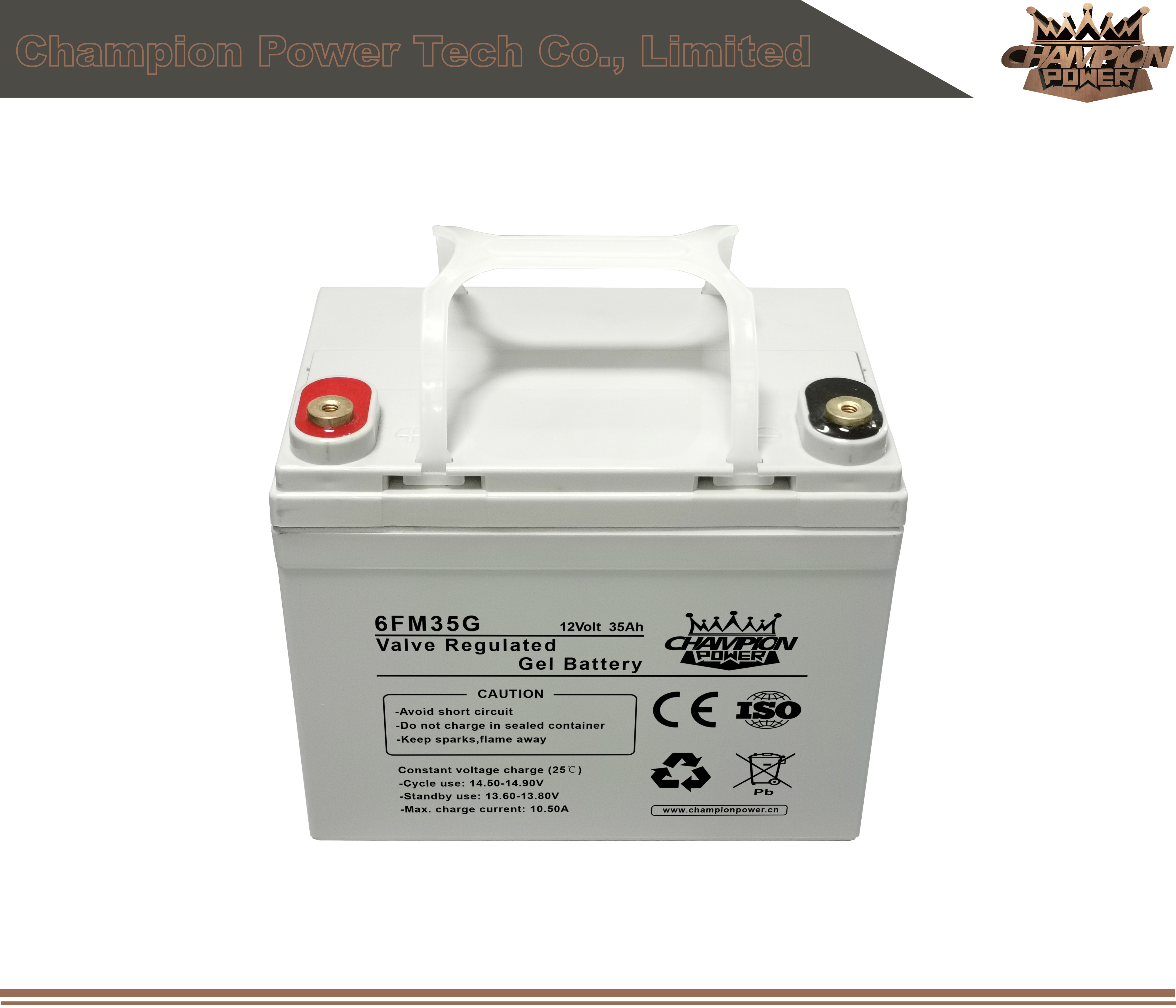 6fm35g 12V35AH Batería de gel