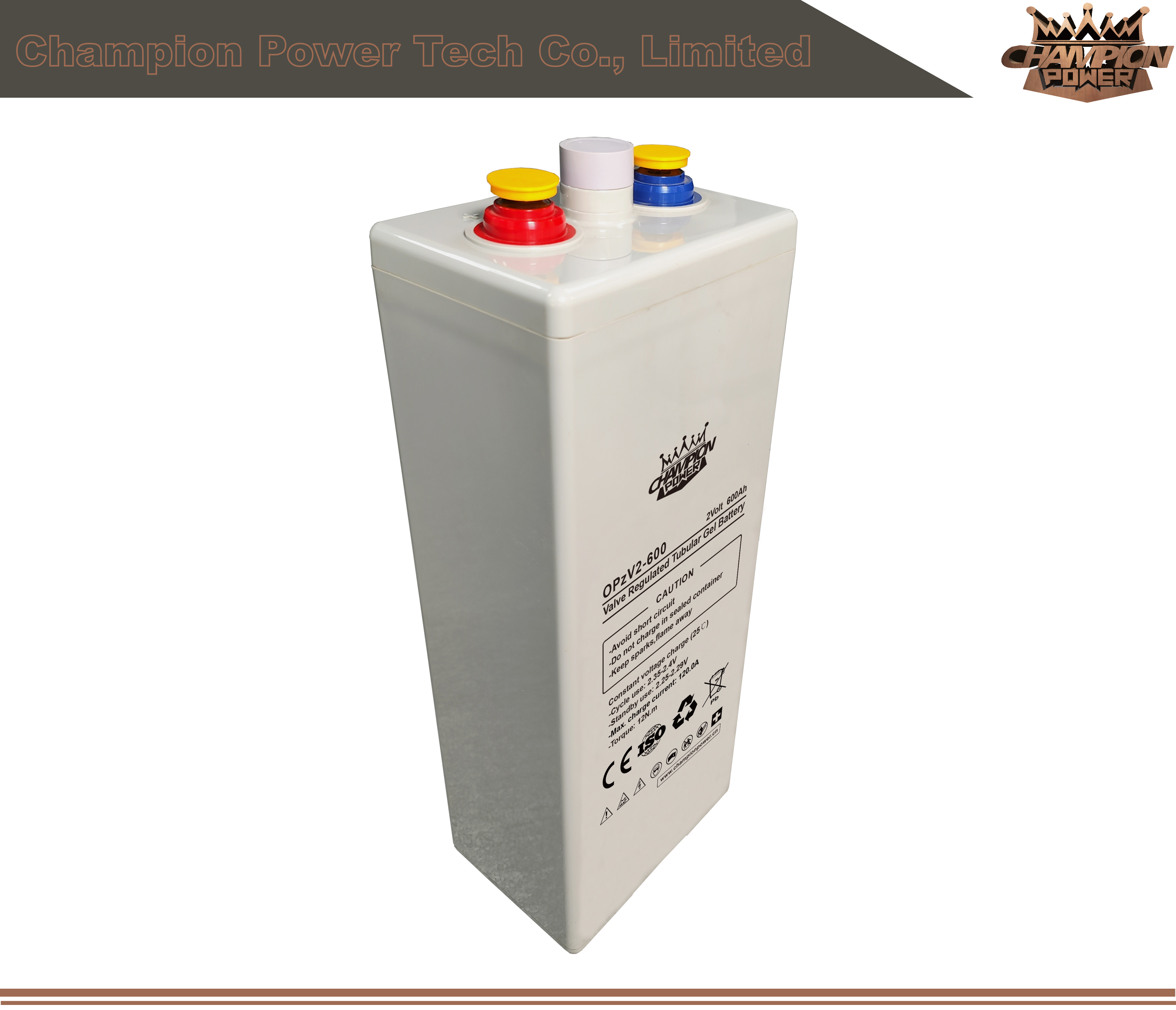 OPZV2-600 2V600AH BATERÍA OPZV