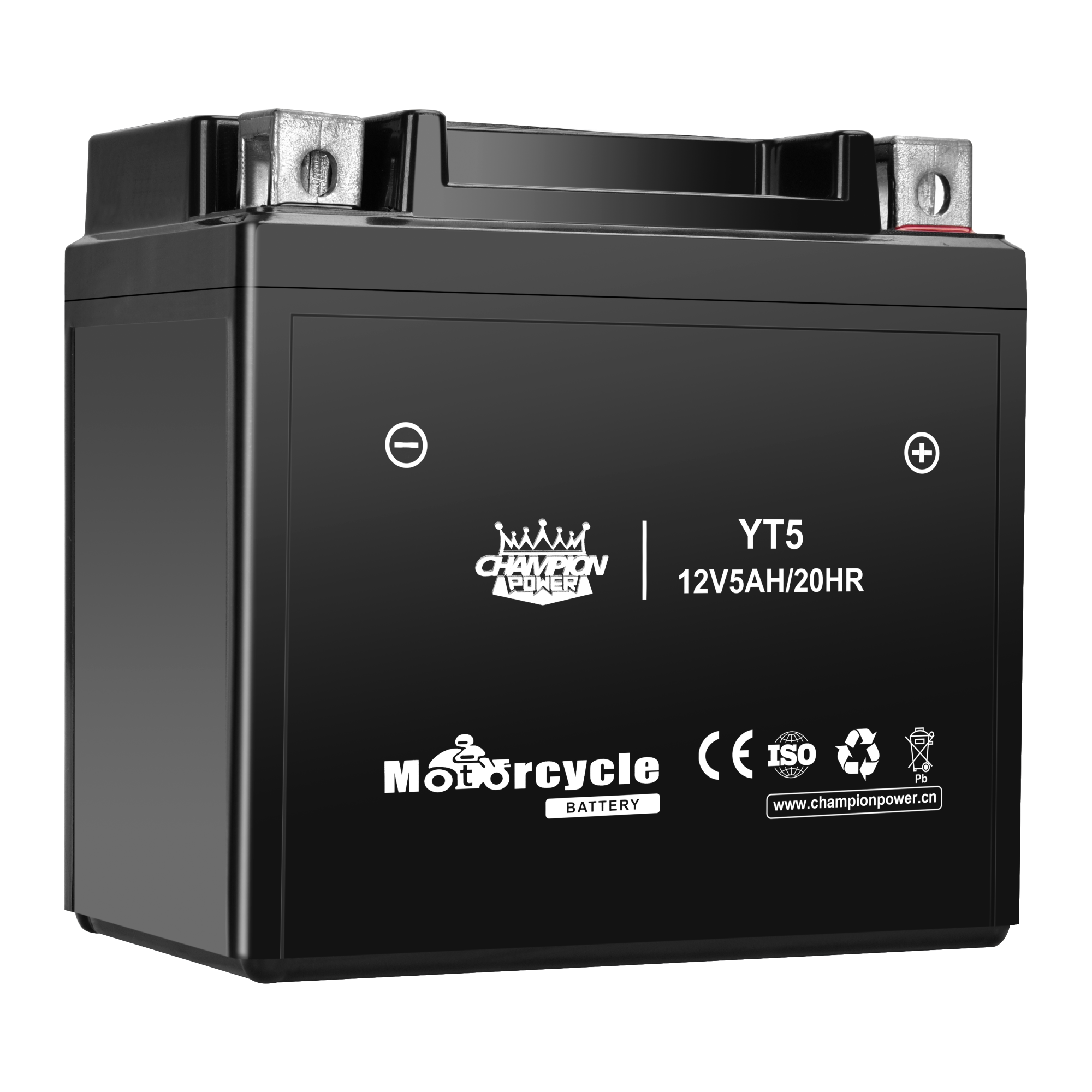 YT5 12V5AH Batería de motocicleta