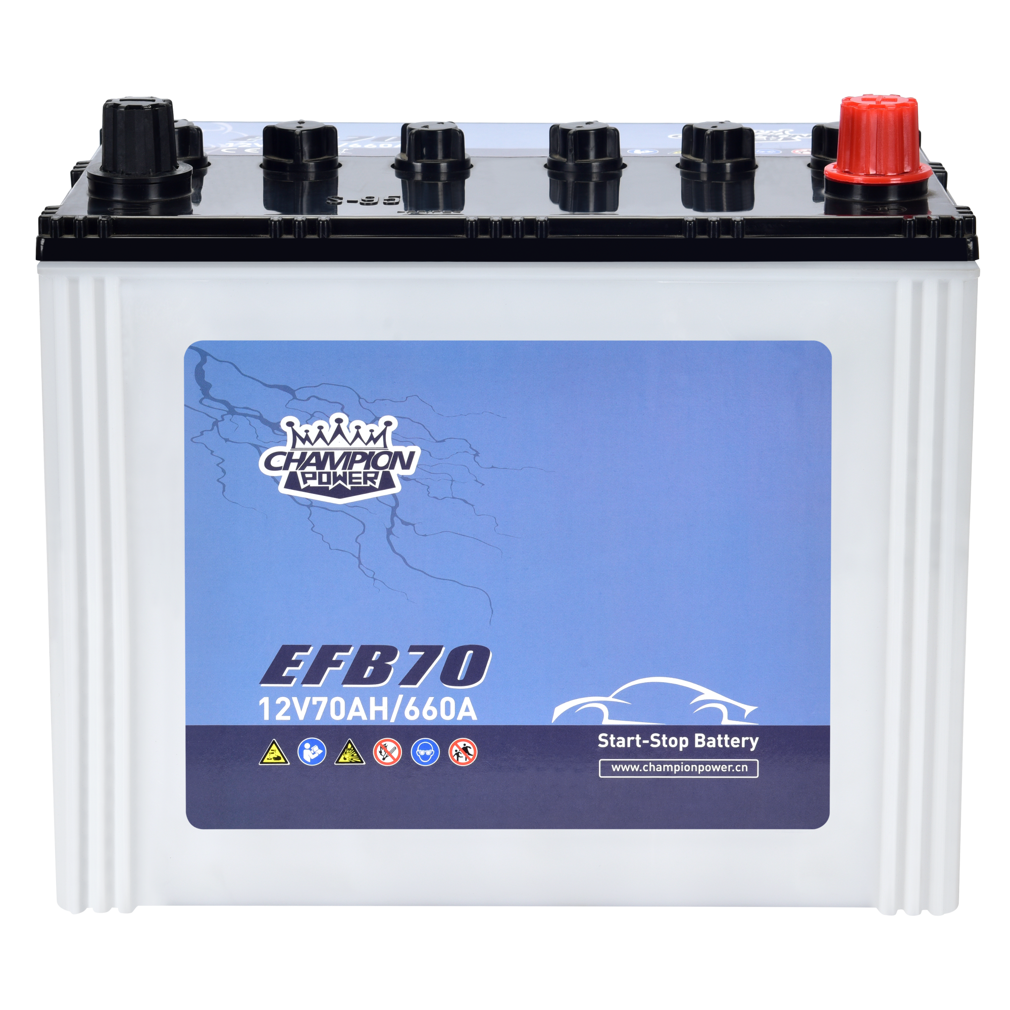 Batería EFB70 12V70AH EFB (260*172*230)