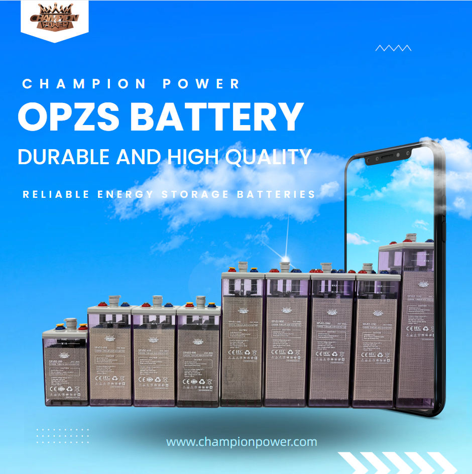 Champion Power Opzs Battery: ¡construida para un almacenamiento de energía confiable!