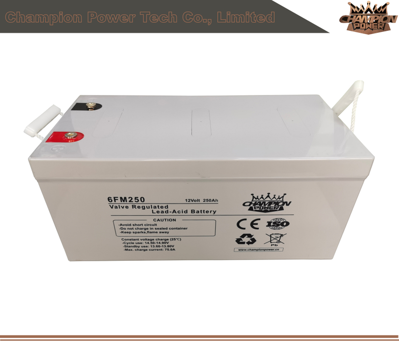 6fm250 12V250AH AGM Batería