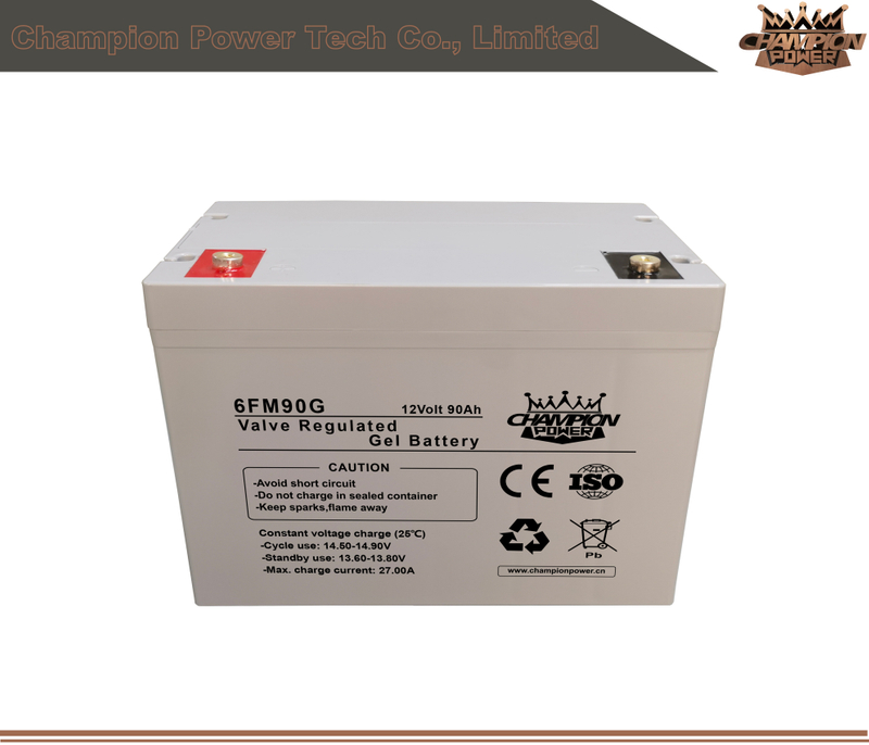 6fm90g 12V90AH Batería de gel