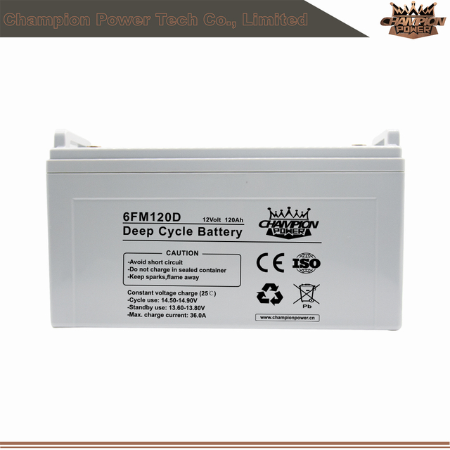 6FM120D 12V120AH Batería de ciclo profundo