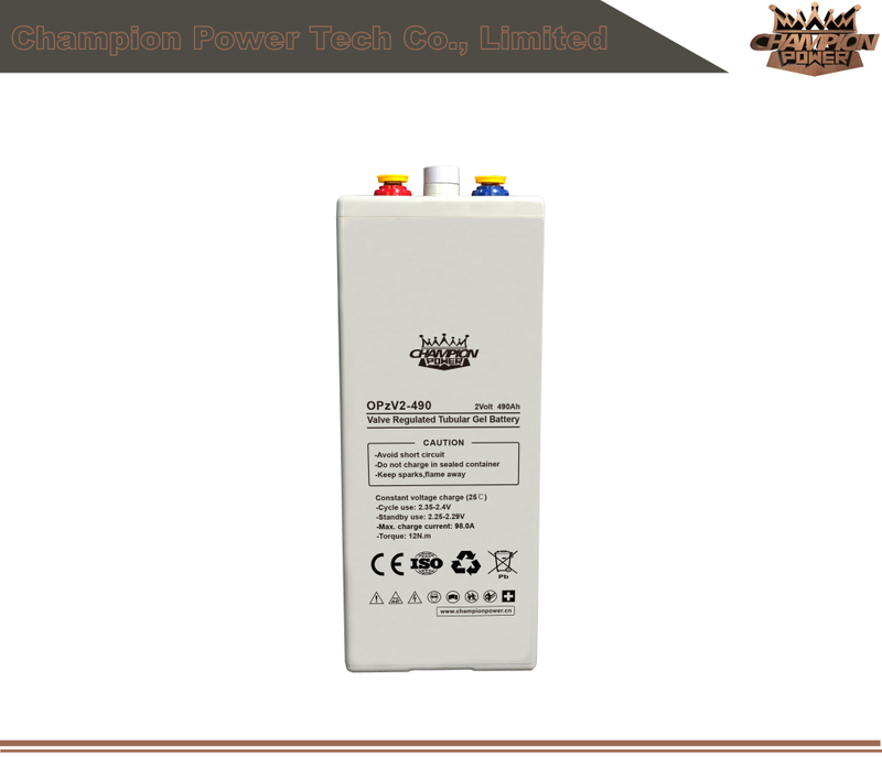 OPZV2-490 2V490AH Batería OPZV