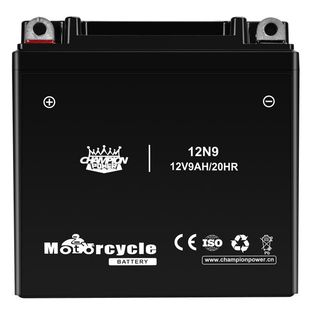 12N9 12V9AH Batería de motocicleta