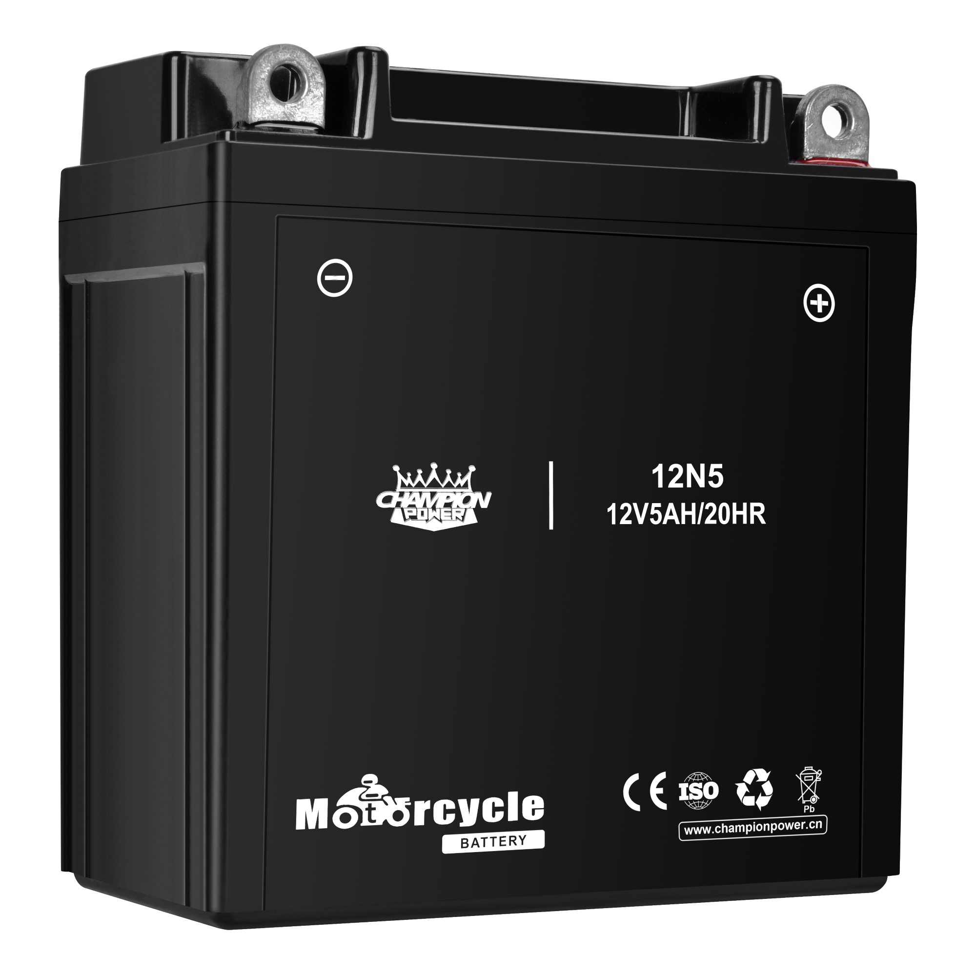 12N5 12V5AH Batería de motocicleta