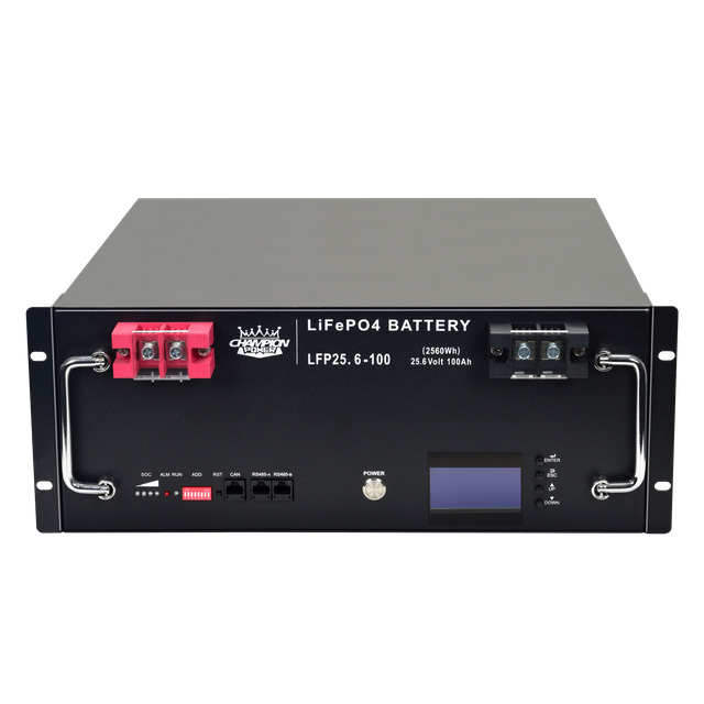LFP25.6-100 25.6V100AH batería montada en rejilla