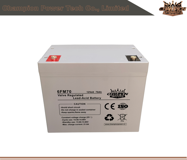 6fm70 12V70AH AGM Batería