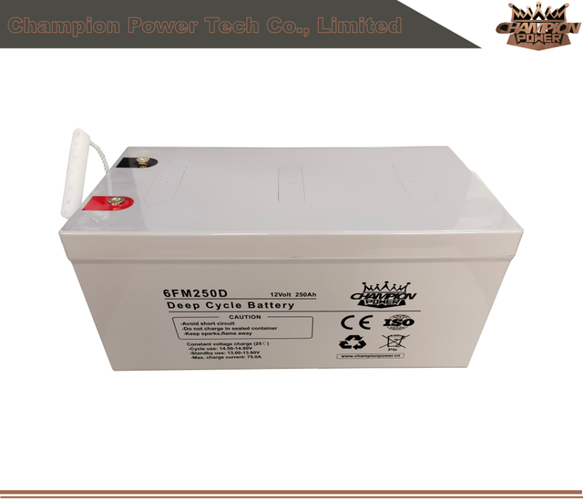 6fm250d 12V250AH Batería de ciclo profundo