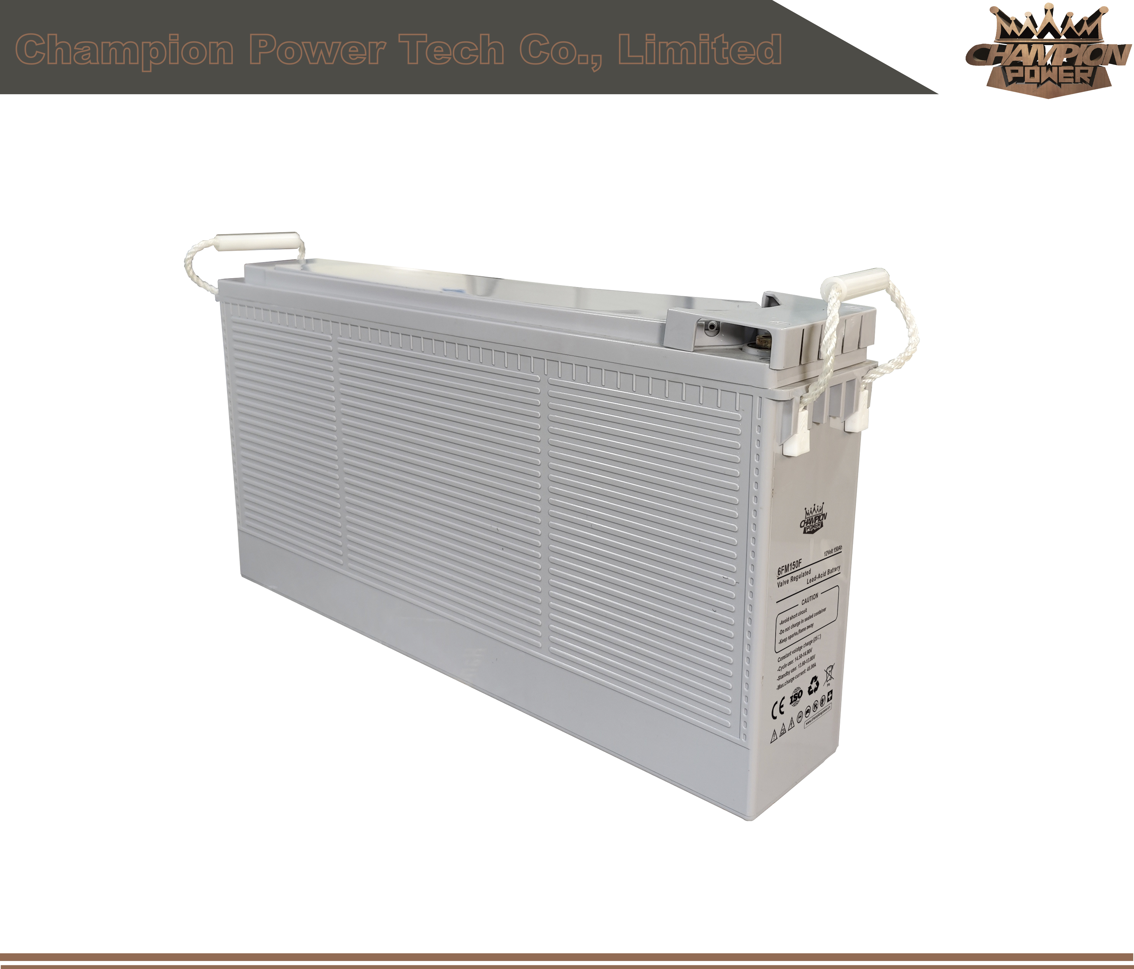 6FM150F 12V150AH Batería del terminal delantero