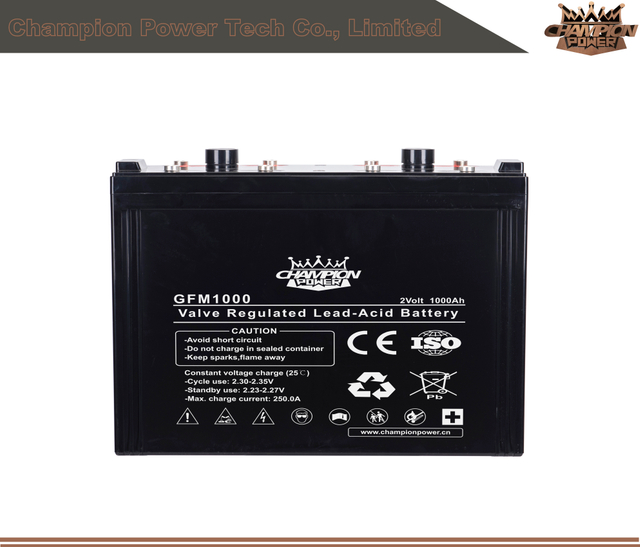 GFM1000 2V1000AH Batería de ácido de plomo