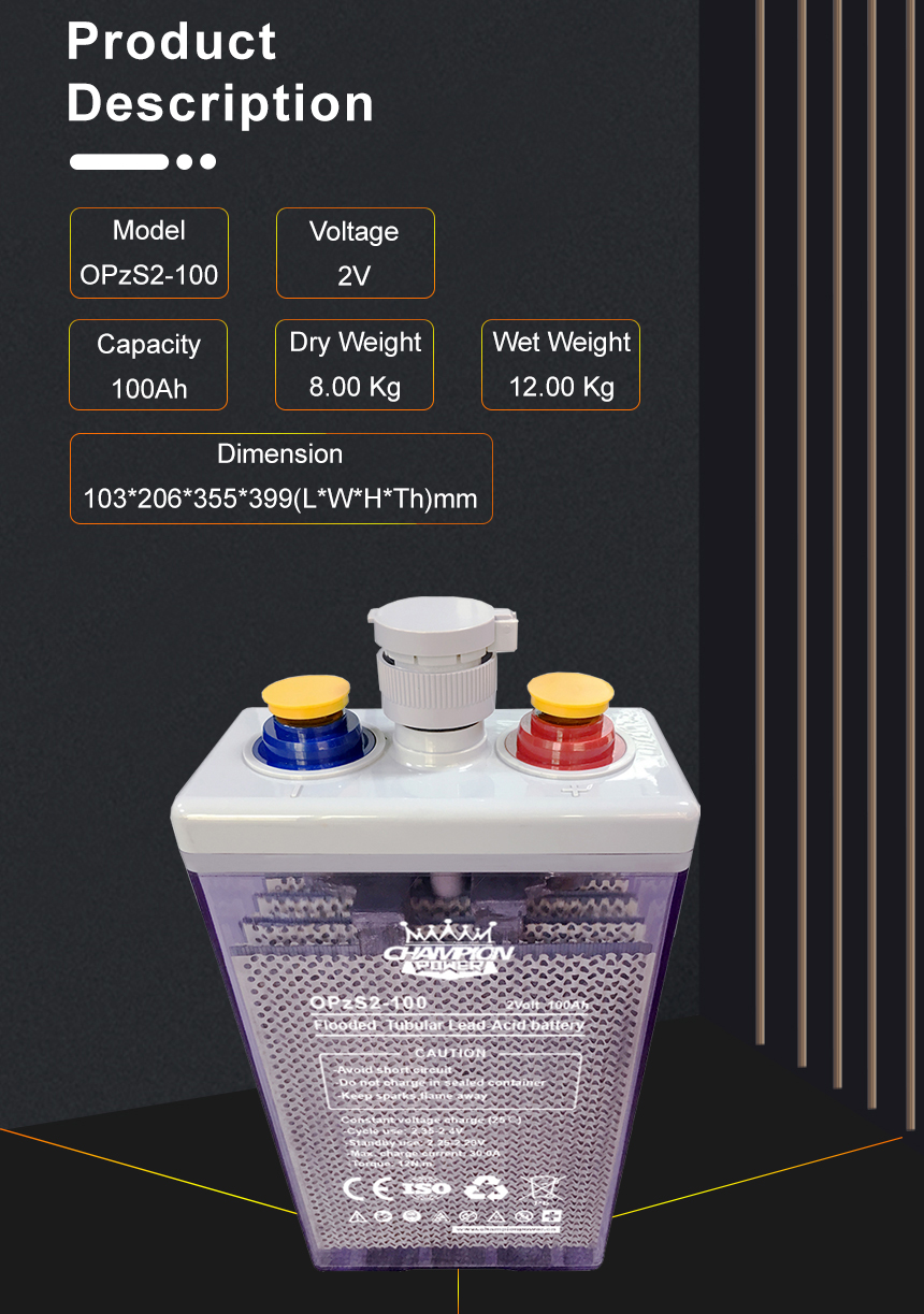 OPZS2-100 Descripci&oacute;n del producto