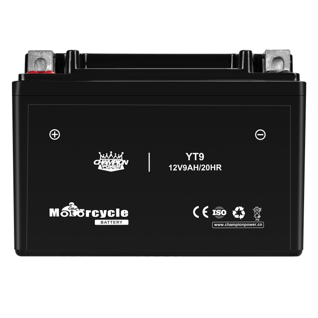 Batería de motocicleta YT9 12V9AH