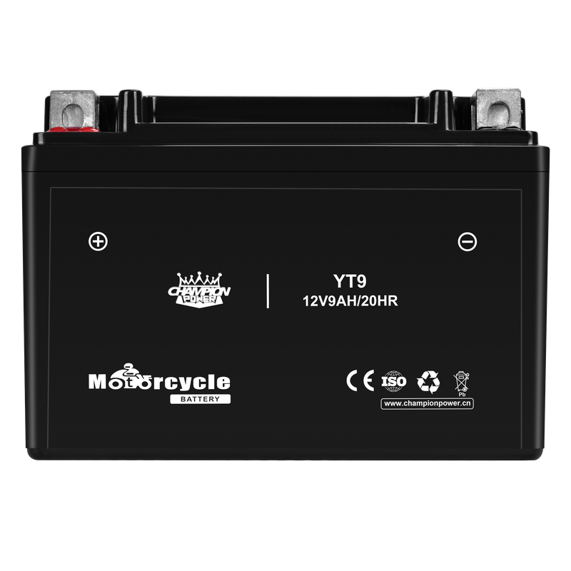 Batería de motocicleta YT9 12V9AH