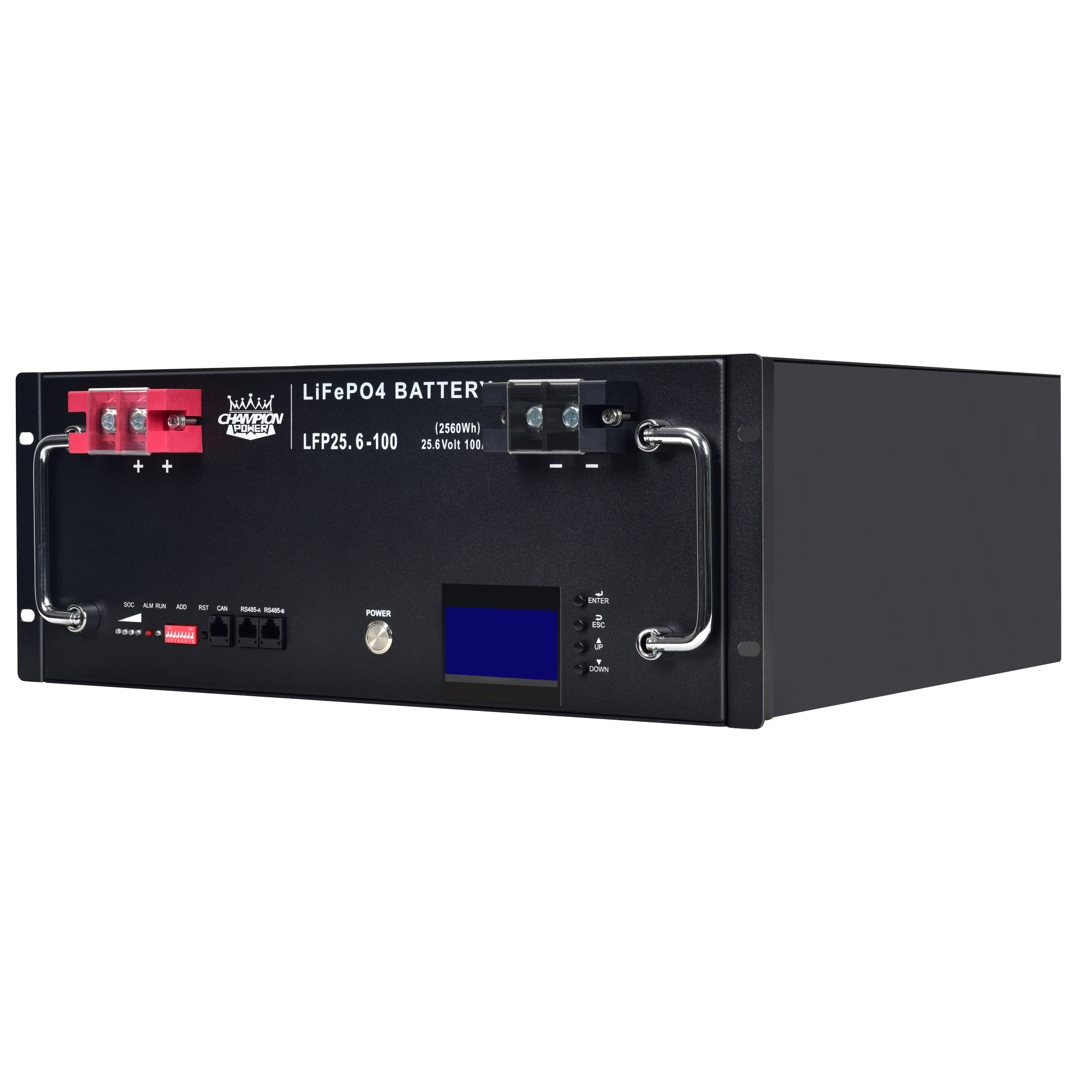 LFP25.6-100 25.6V100AH batería montada en rejilla
