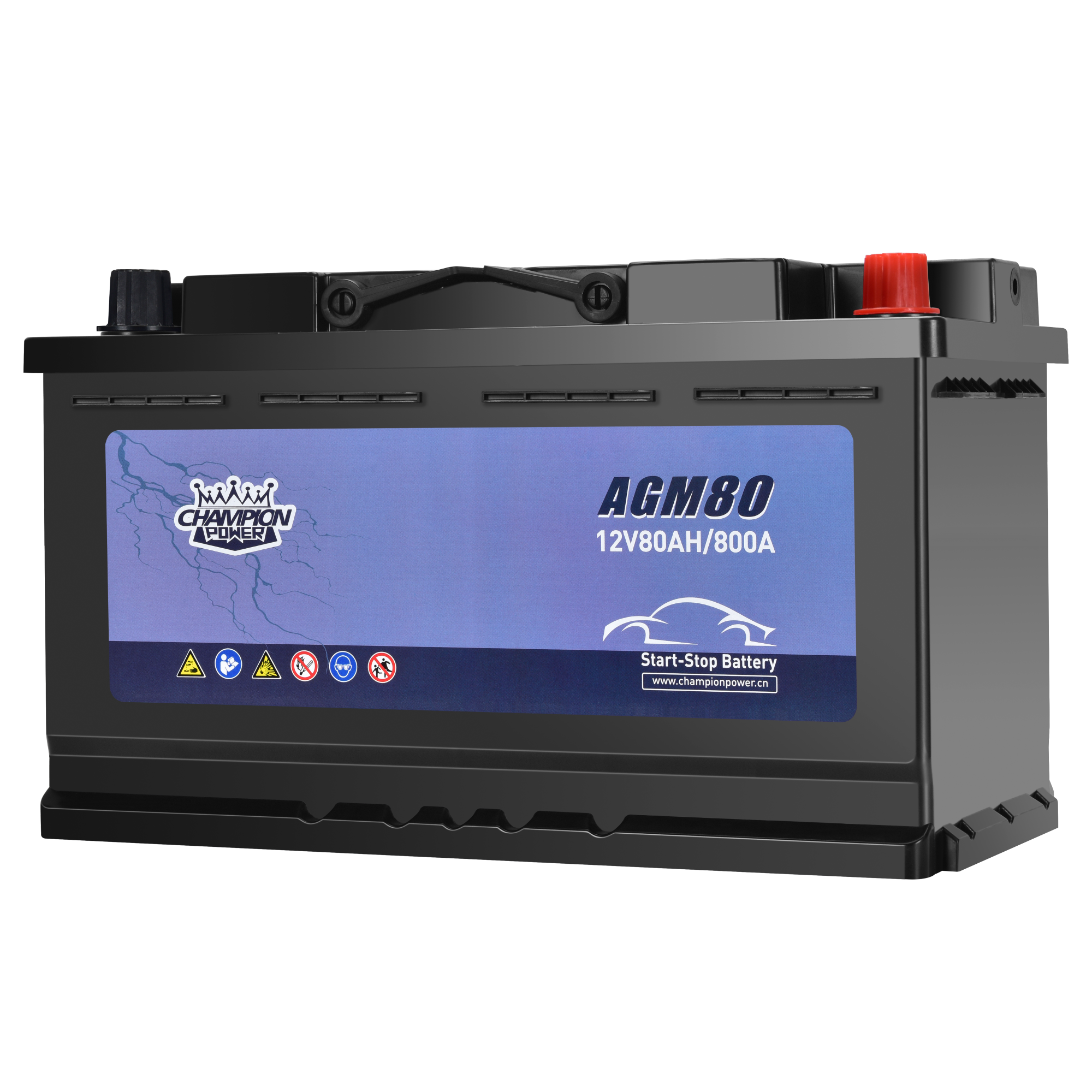 AGM80 12V80AH Batería de arranque de arranque