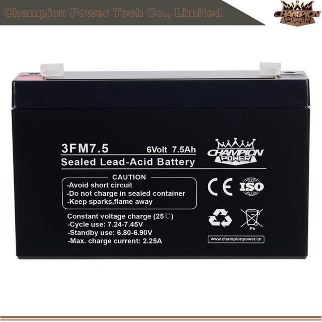 3fm7.5 6V7.5AH Batería AGM