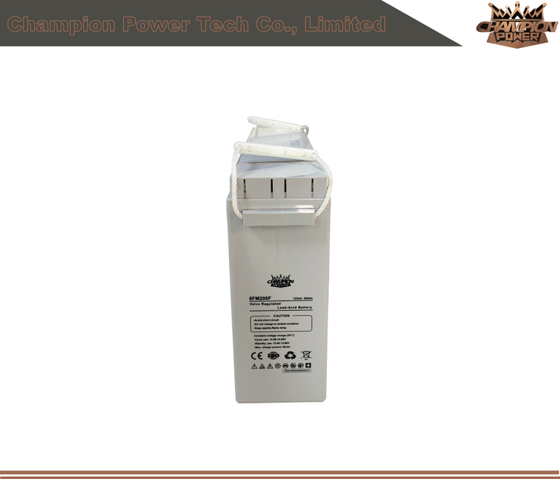 6fm200F 12V200AH Batería del terminal delantero