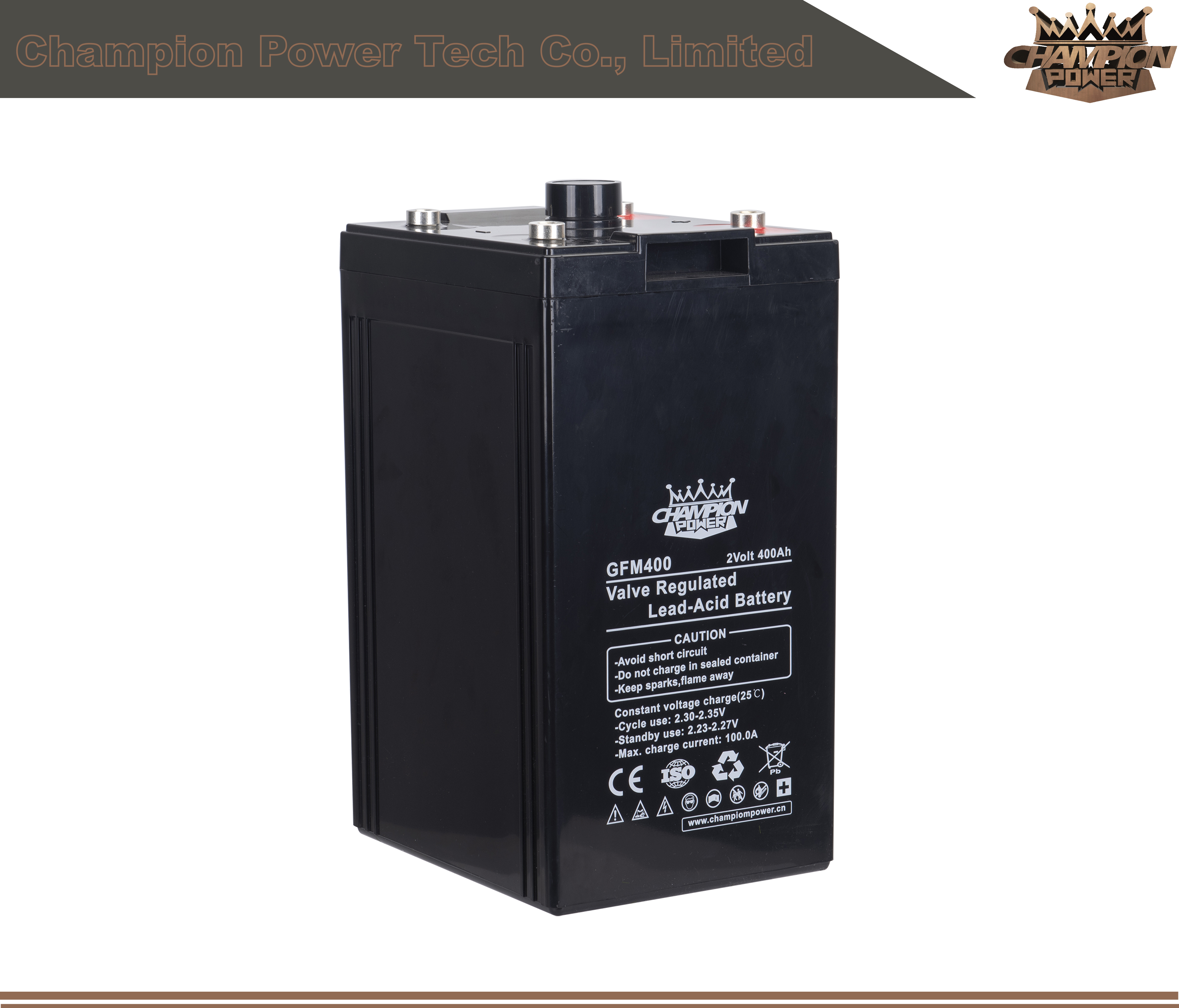 GFM400 2V400AH Batería ácida de plomo