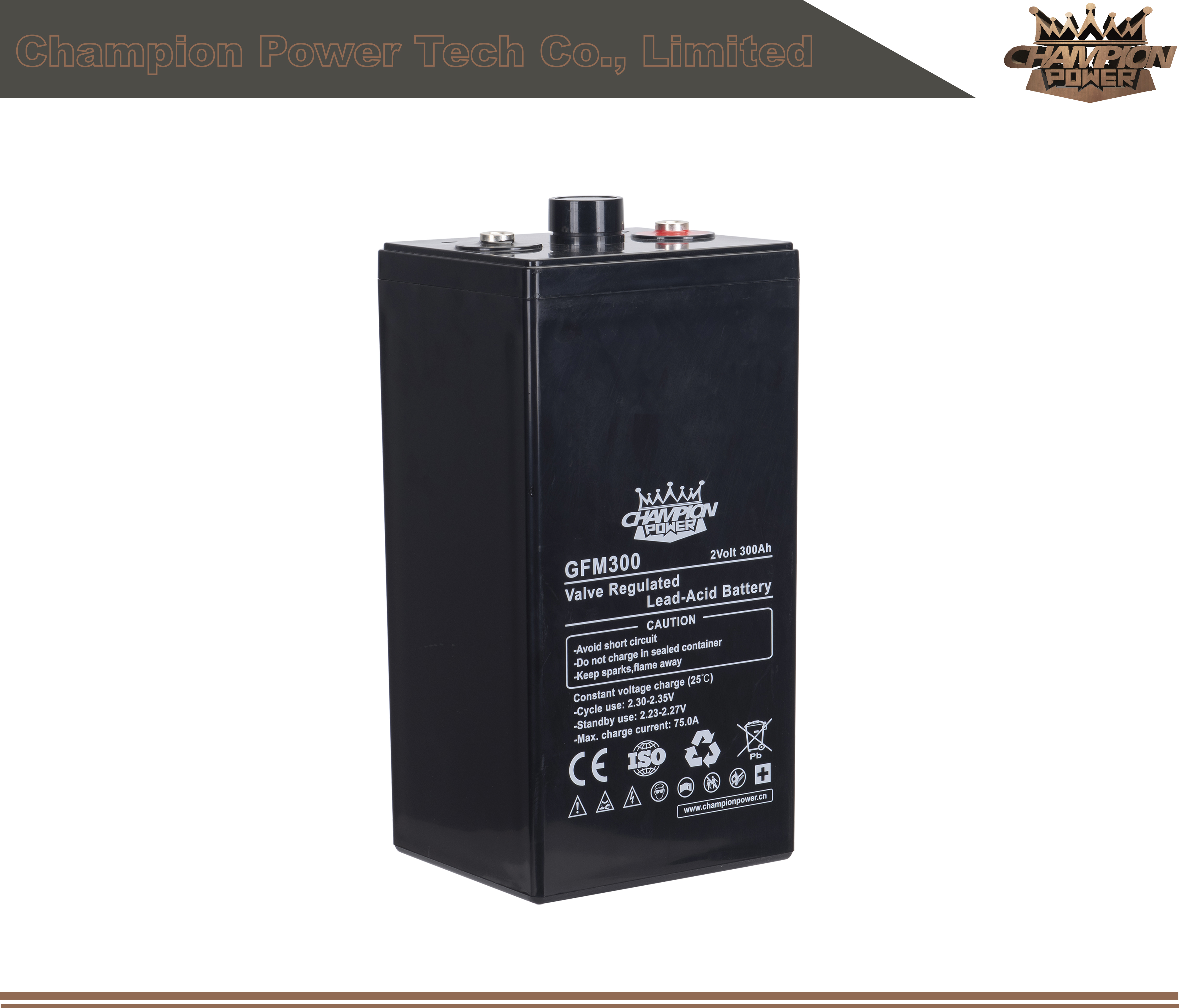 GFM300 2V300AH Batería de ácido de plomo