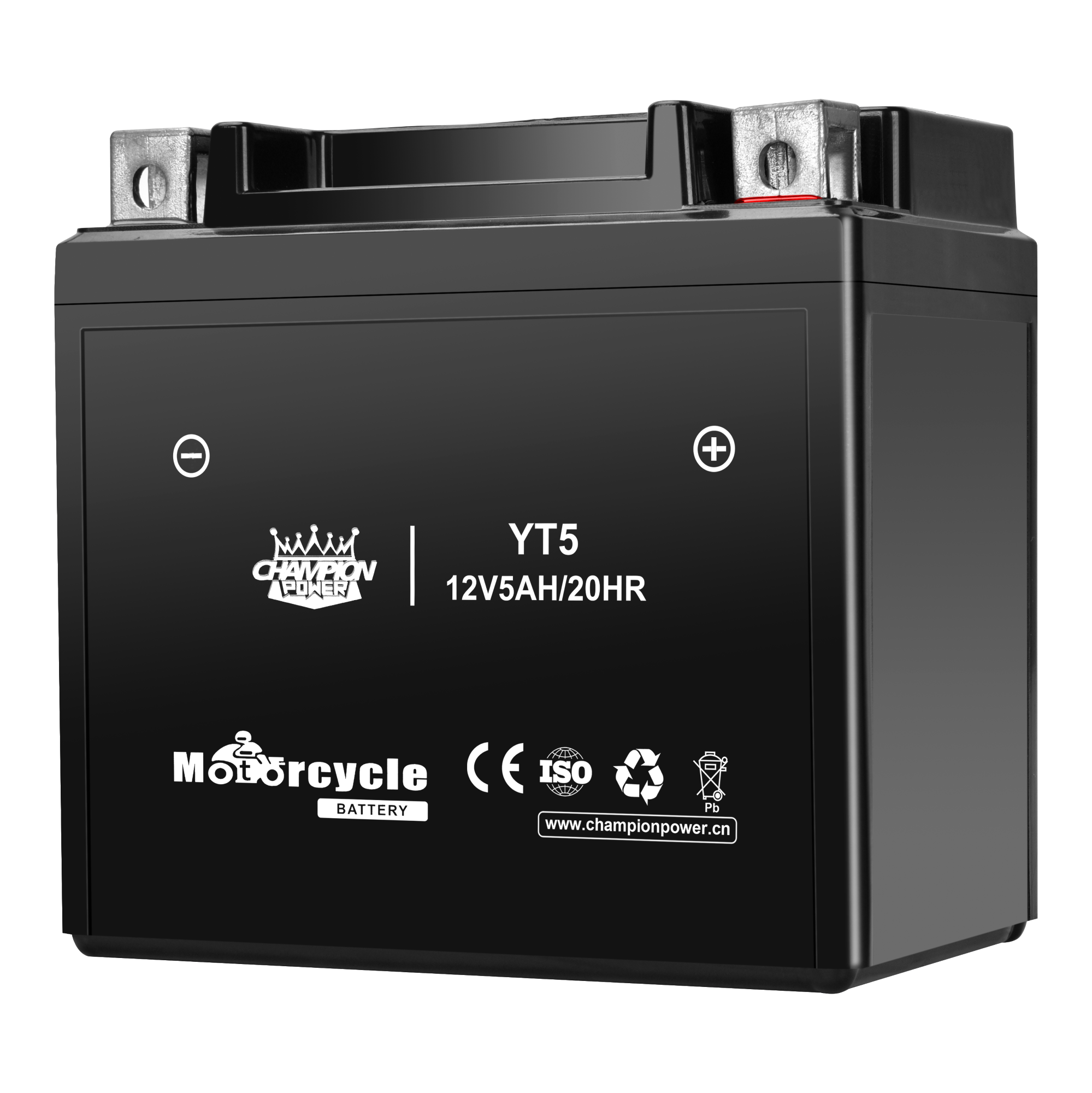 YT5 12V5AH Batería de motocicleta
