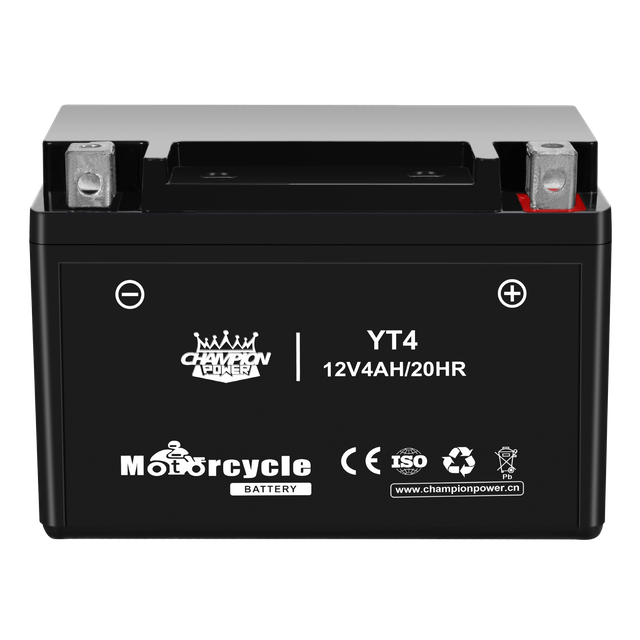 YT4 12V4AH Batería de motocicleta