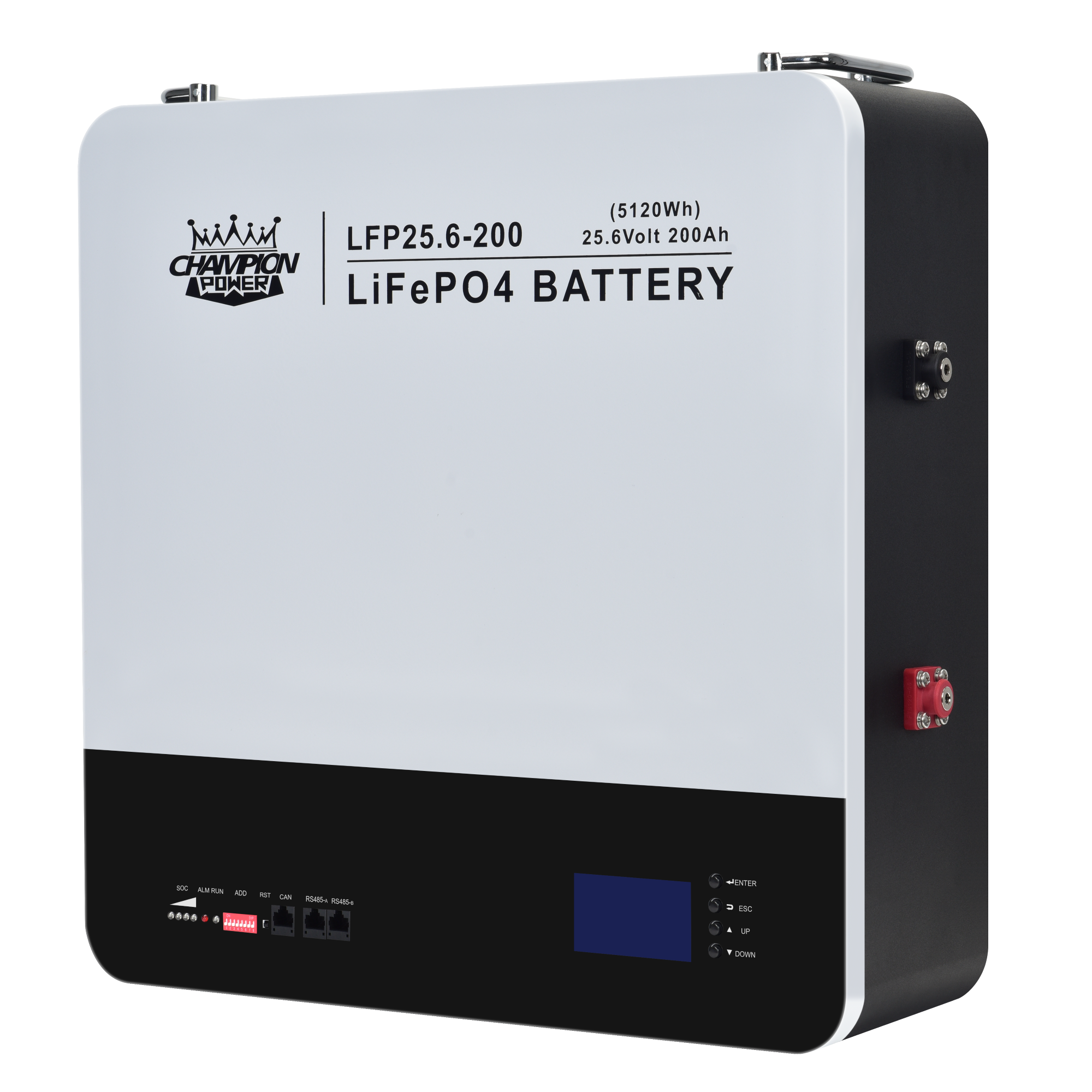 LFP25.6-200 25.6V200AH batería montada en la pared