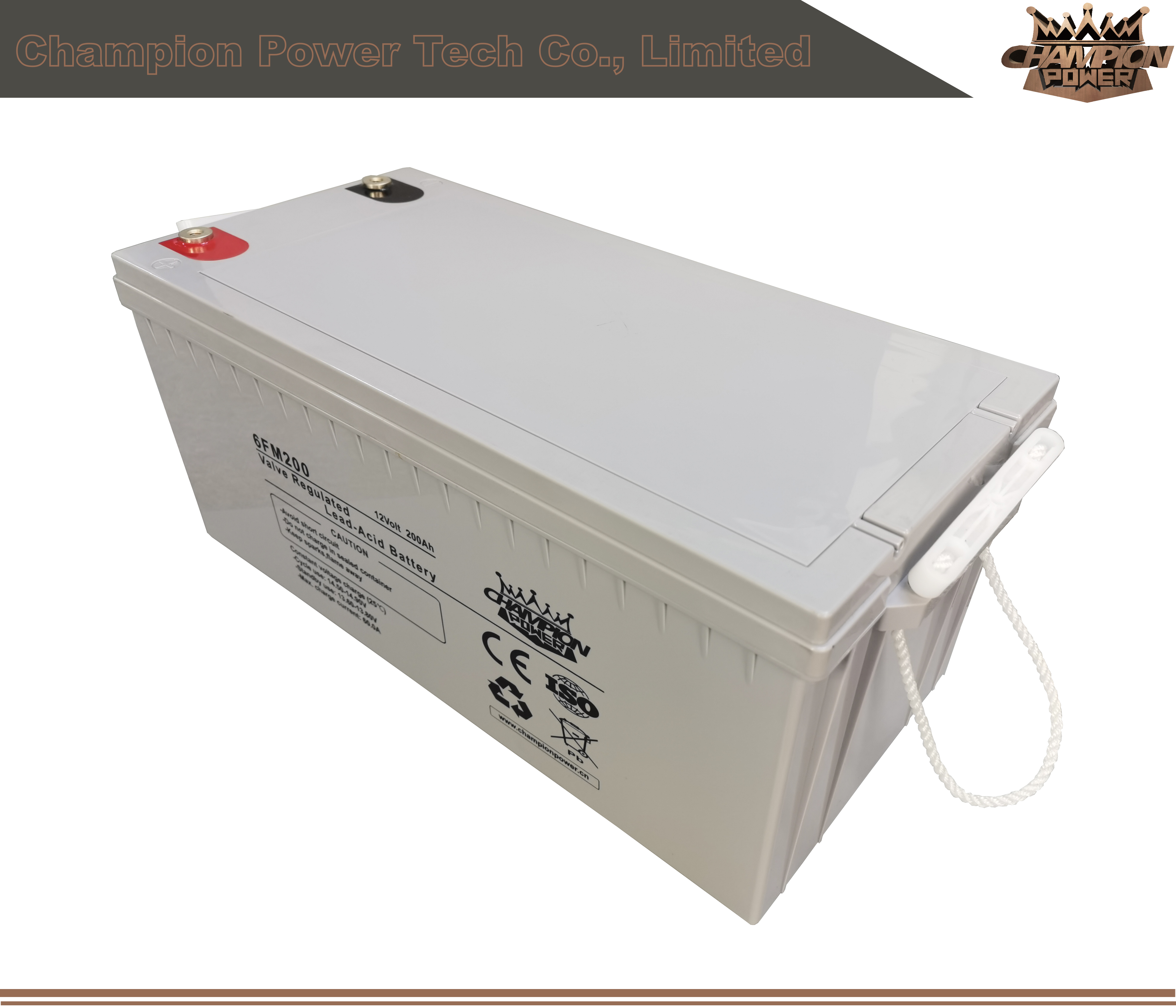 6fm200 12V200AH AGM Batería