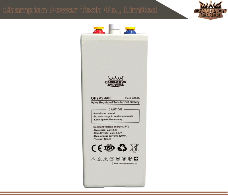 OPZV2-600 2V600AH BATERÍA OPZV