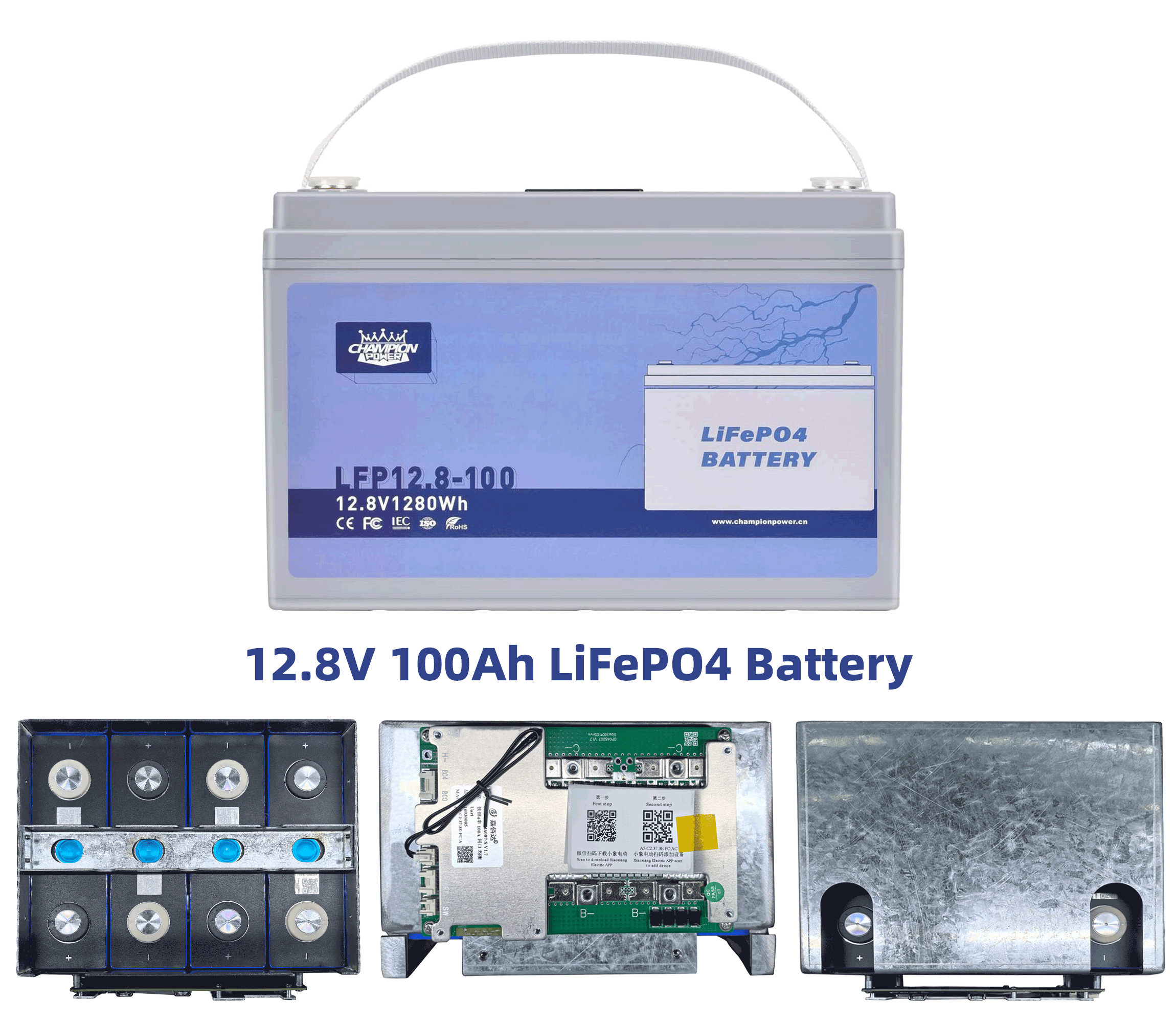 Champion Power 12.8V 100AH Lifepo4 Batería: un nuevo estándar en almacenamiento de energía