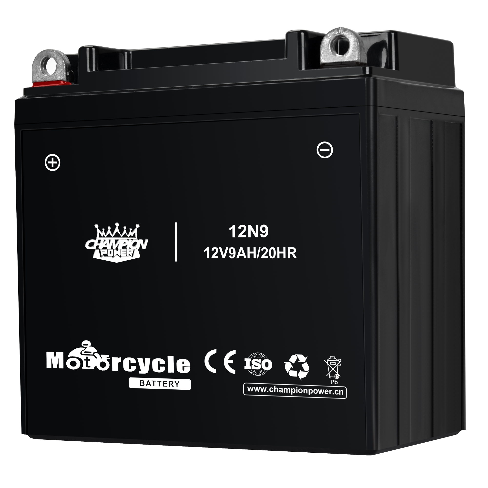 12N9 12V9AH Batería de motocicleta