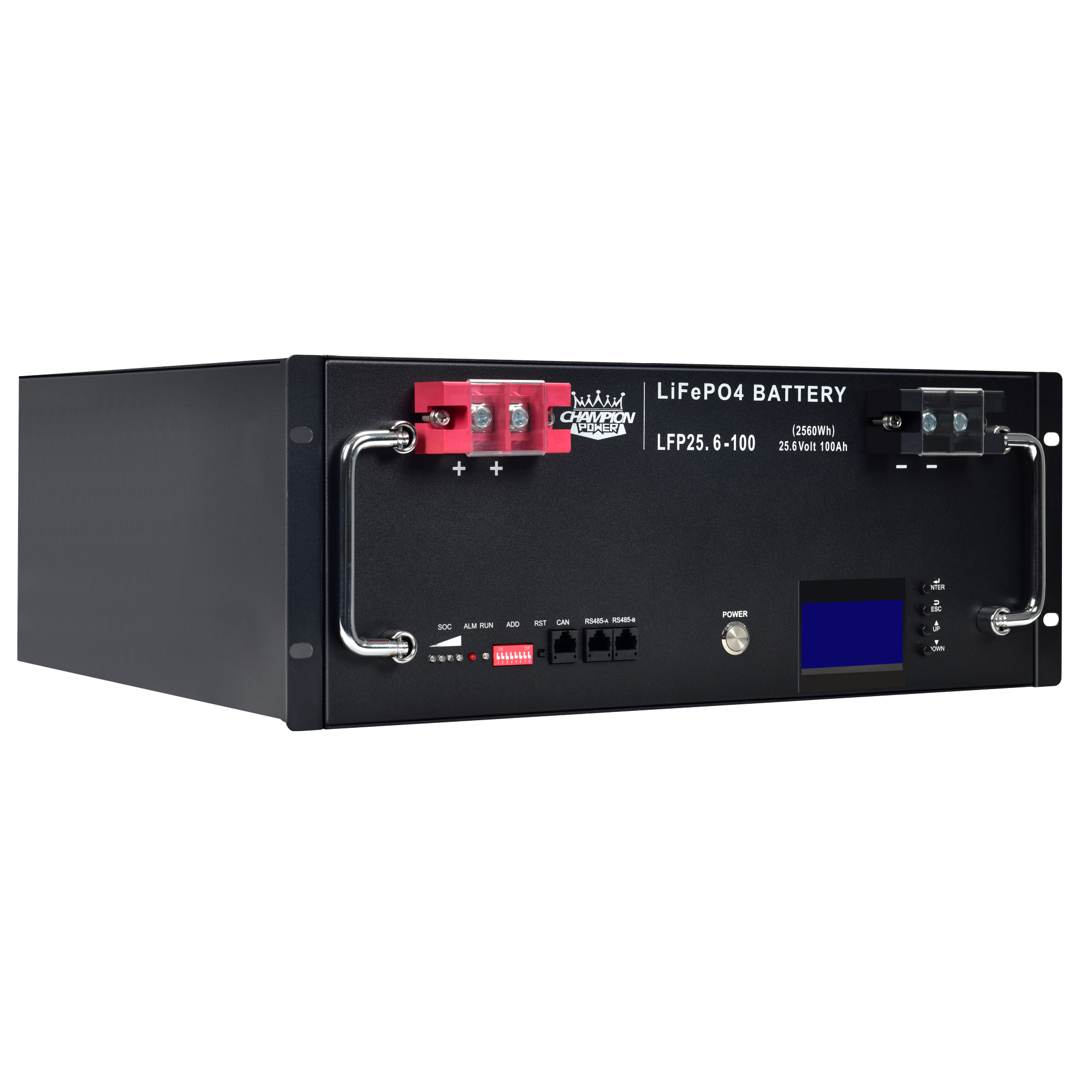 LFP25.6-100 25.6V100AH batería montada en rejilla