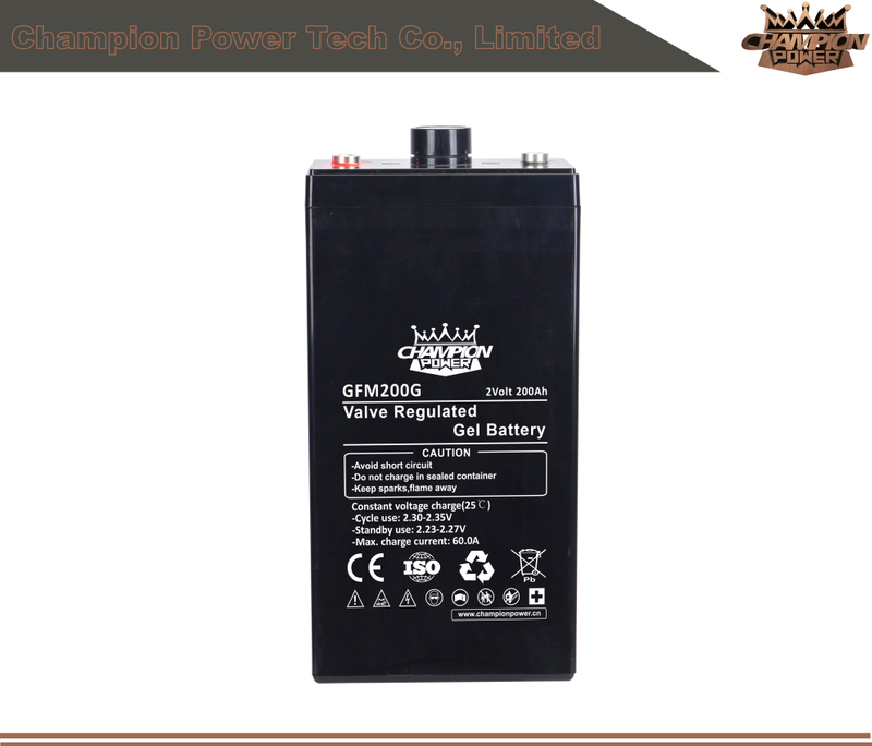 GFM200 2V200Ah Batería de ácido de plomo